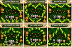 70 Pcs Jungle Theme Birthday Decoration Kit with Animal Foils image 2
