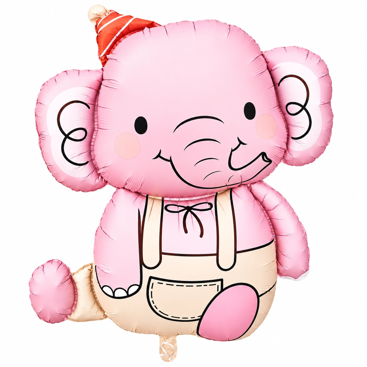 Pink Elephant Foil Balloon Set for Kids Birthday – 5 Pcs