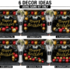 car boot birthday decoration ideas using red black gold balloons and gold cursive Happy Birthday banner for surprise birthday setup.