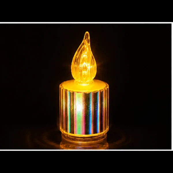 black-candle 1 Pc Battery Operated LED Candle Light for Home Decoration