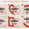 25 Pcs Happy Anniversary Decoration Kit with Heart Shape Balloons & Pink Heart Foil Balloons