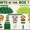 jungle-kit-30-green Jungle Theme Birthday Decoration Kit with 60 Green Balloons and Animal Foils