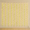 Green Leaf LED Light for Ganpati Decoration Green leaf LED light framing Ganpati decoration on three sides