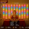 Multicolor LED Ganpati Decoration Light – 10 Ft Multicolor LED decoration light for Ganpati with 10 ft length, 10 hanging lines and 2 ft drop