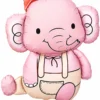 Large Pink Elephant Foil Balloon Large pink elephant foil balloon for kids birthday decoration